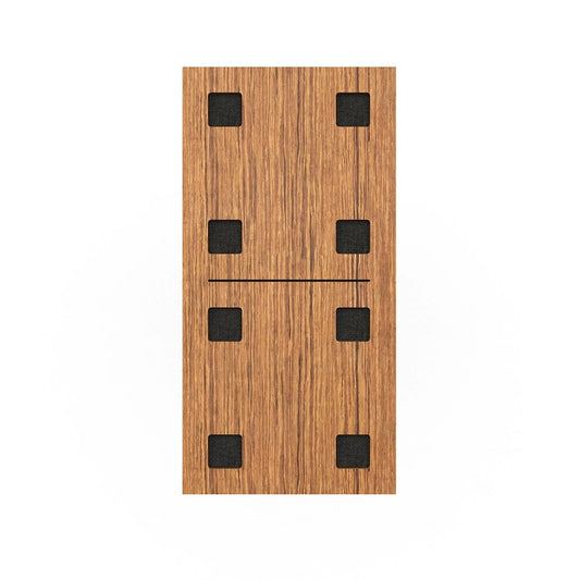 Domino Wood acoustic sound absorbing panel for wall DECIBEL DP7