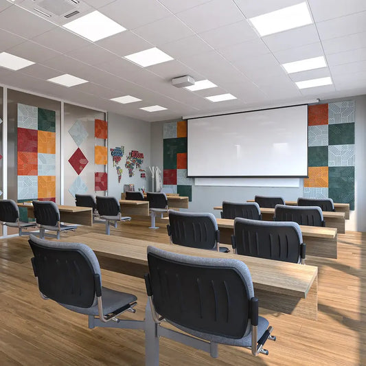 Fracti PET Felt Acoustic Panel thin eco sound absorption DECIBEL