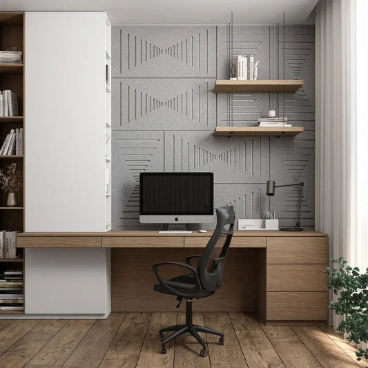 Refli PET Felt Acoustic Panel thin eco sound absorbing wall DECIBEL