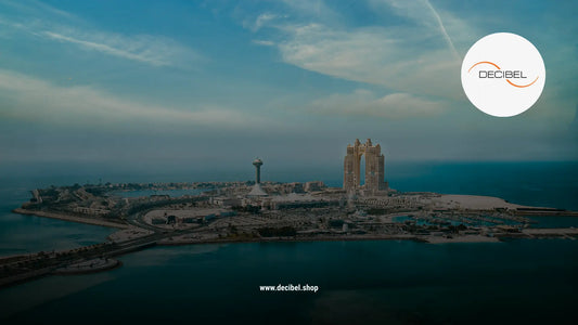 beautiful lake in a quiet cityscape