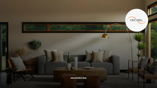 cosy living room with lamp and a sofa