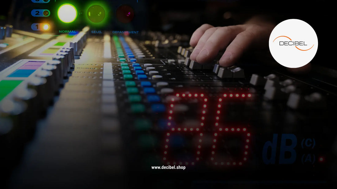 music studio equalizer desk