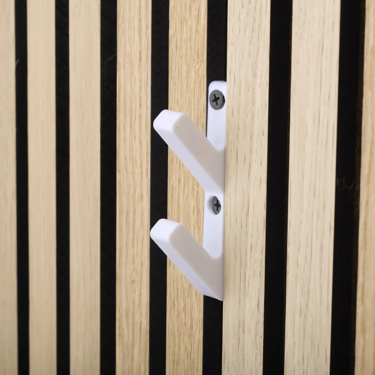 Hooks and Brackets for Wood Slat Panels