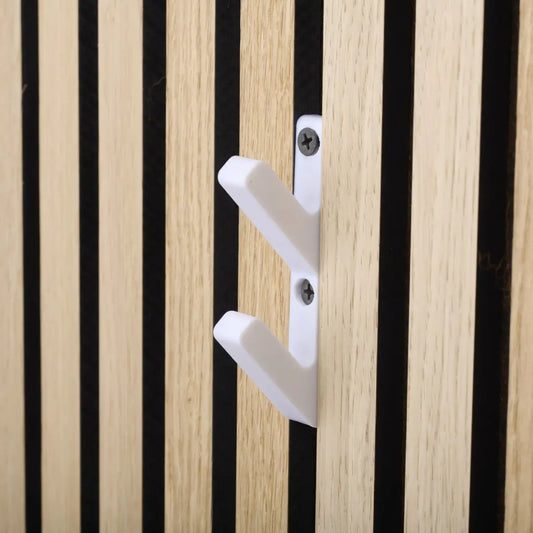 Hooks and Brackets for Wood Slat Panels