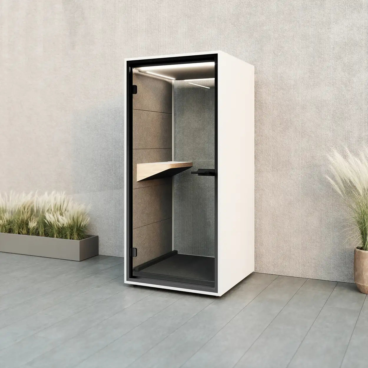 MUTE Booth Stand – Single Person Office Phone Booth
