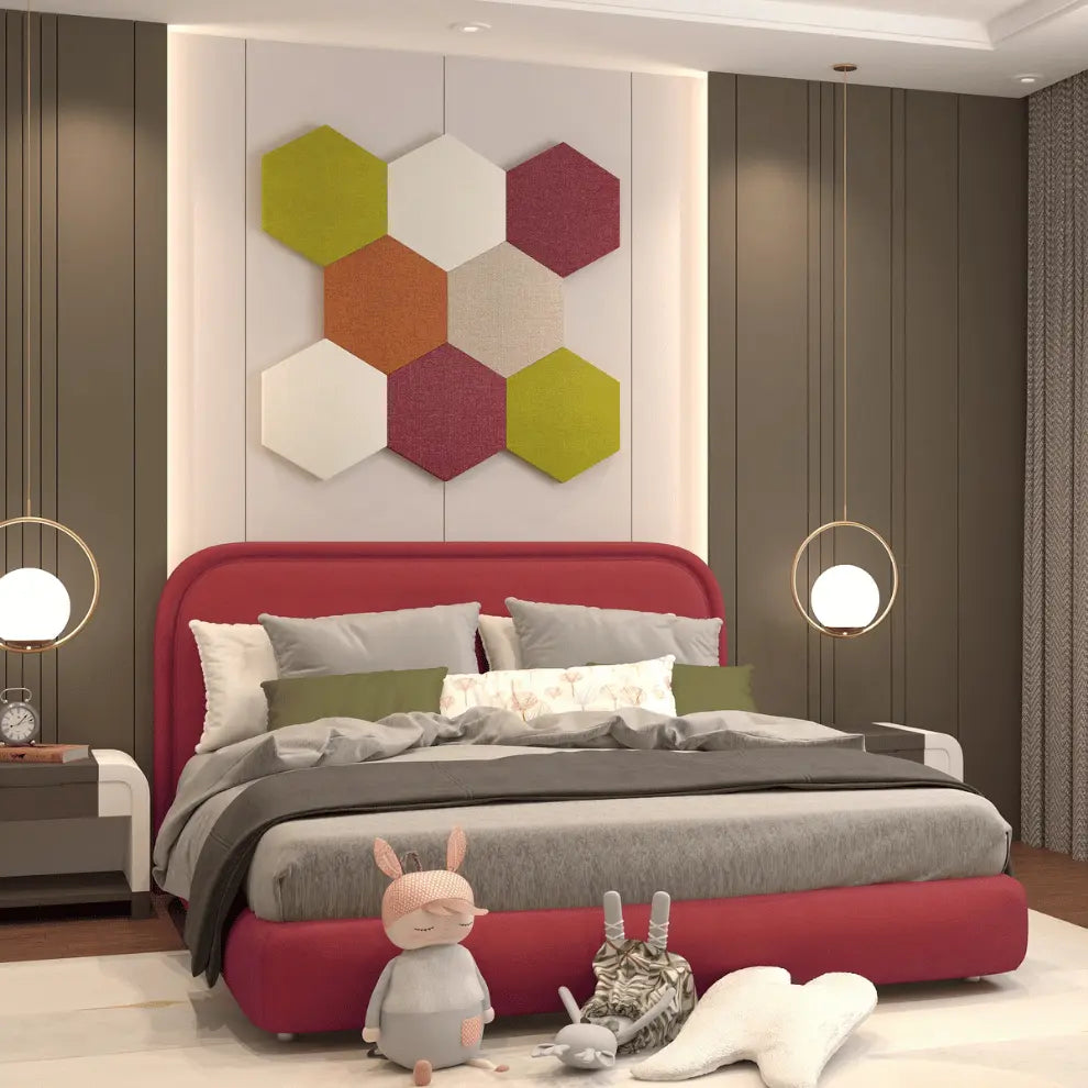 Fabric acoustic panels for homes