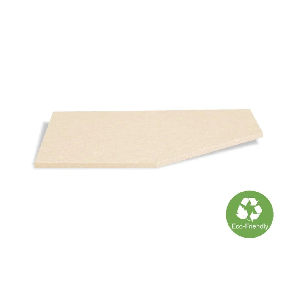  Bevel PET Felt Acoustic Panel thin sound absorption wall ceiling