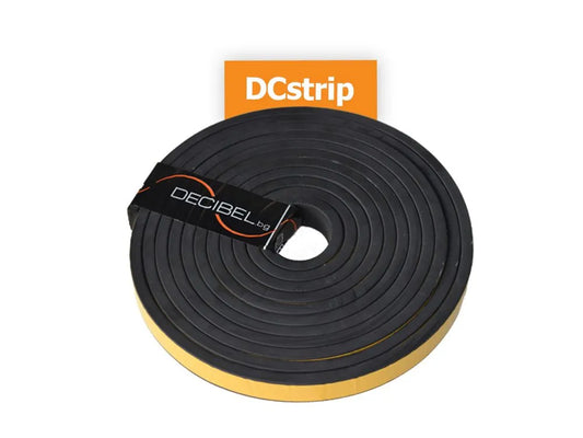DCstrip Soundproofing system installation noise insulation strip