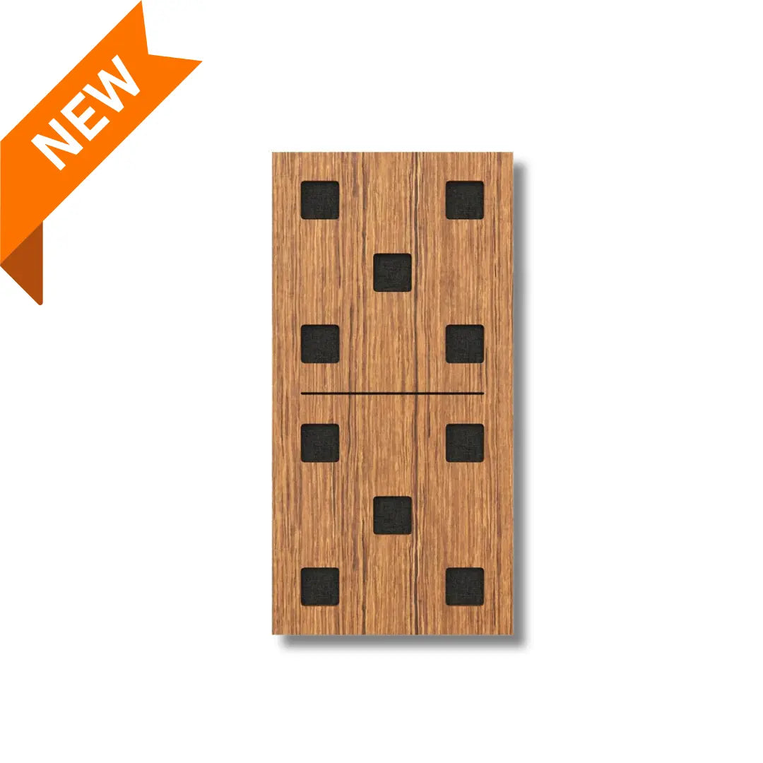 Domino Wood acoustic sound absorbing panel for wall DP5