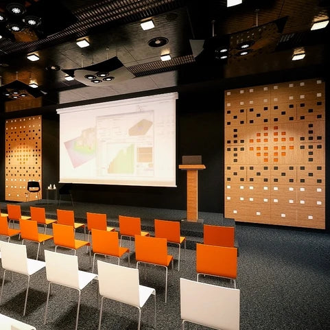 Domino Wood acoustic sound absorbing panel for wall DP5