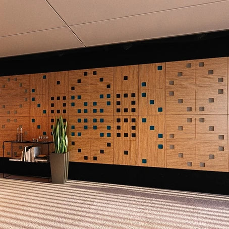 Domino Wooden acoustic panel for wall and ceiling DP5
