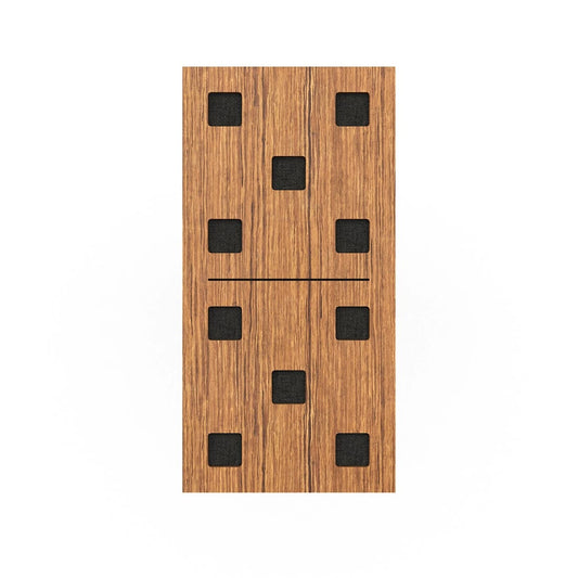 Domino Wood acoustic sound absorbing panel for wall and ceiling DP6