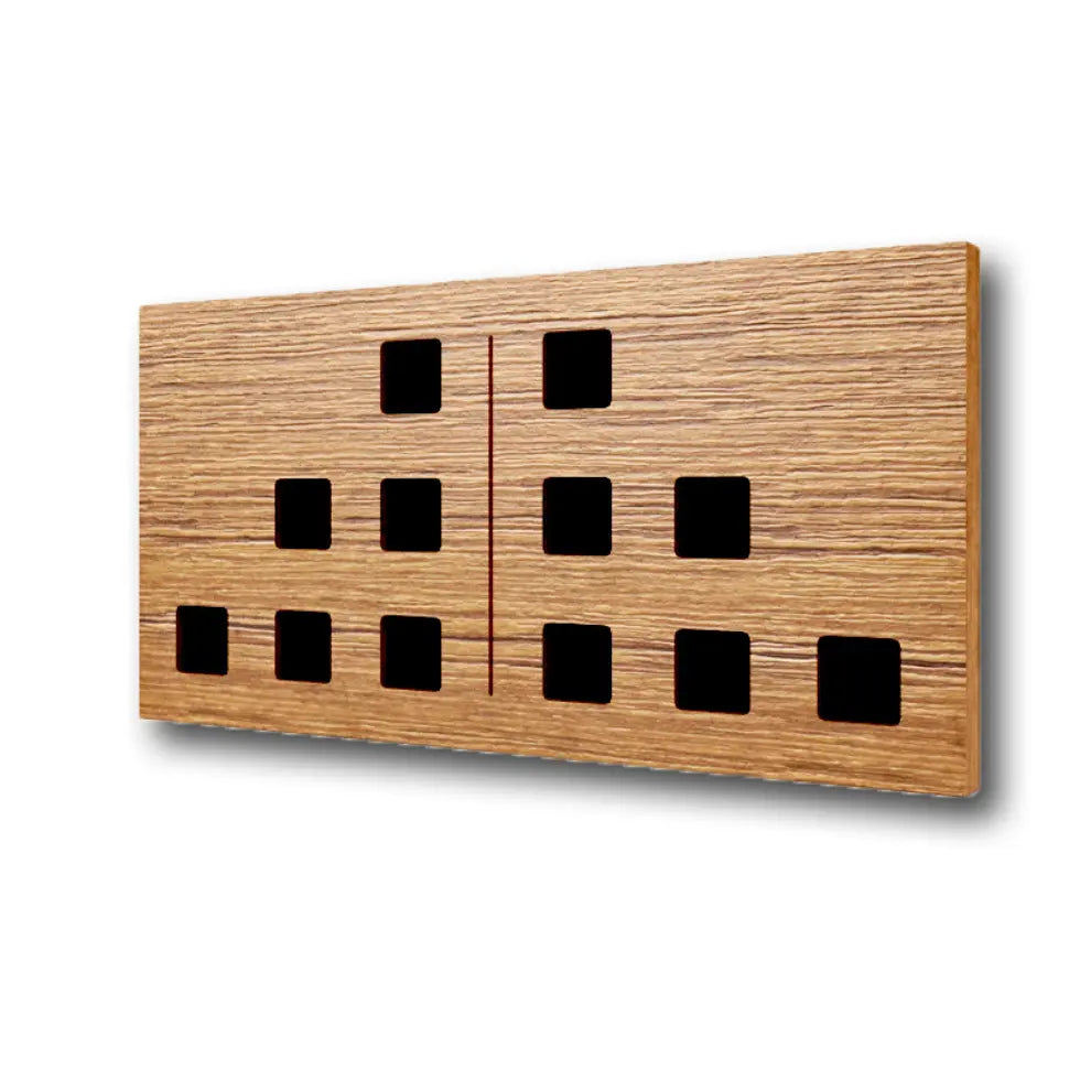 Domino Wooden acoustic sound absorbing panel for walls DP3