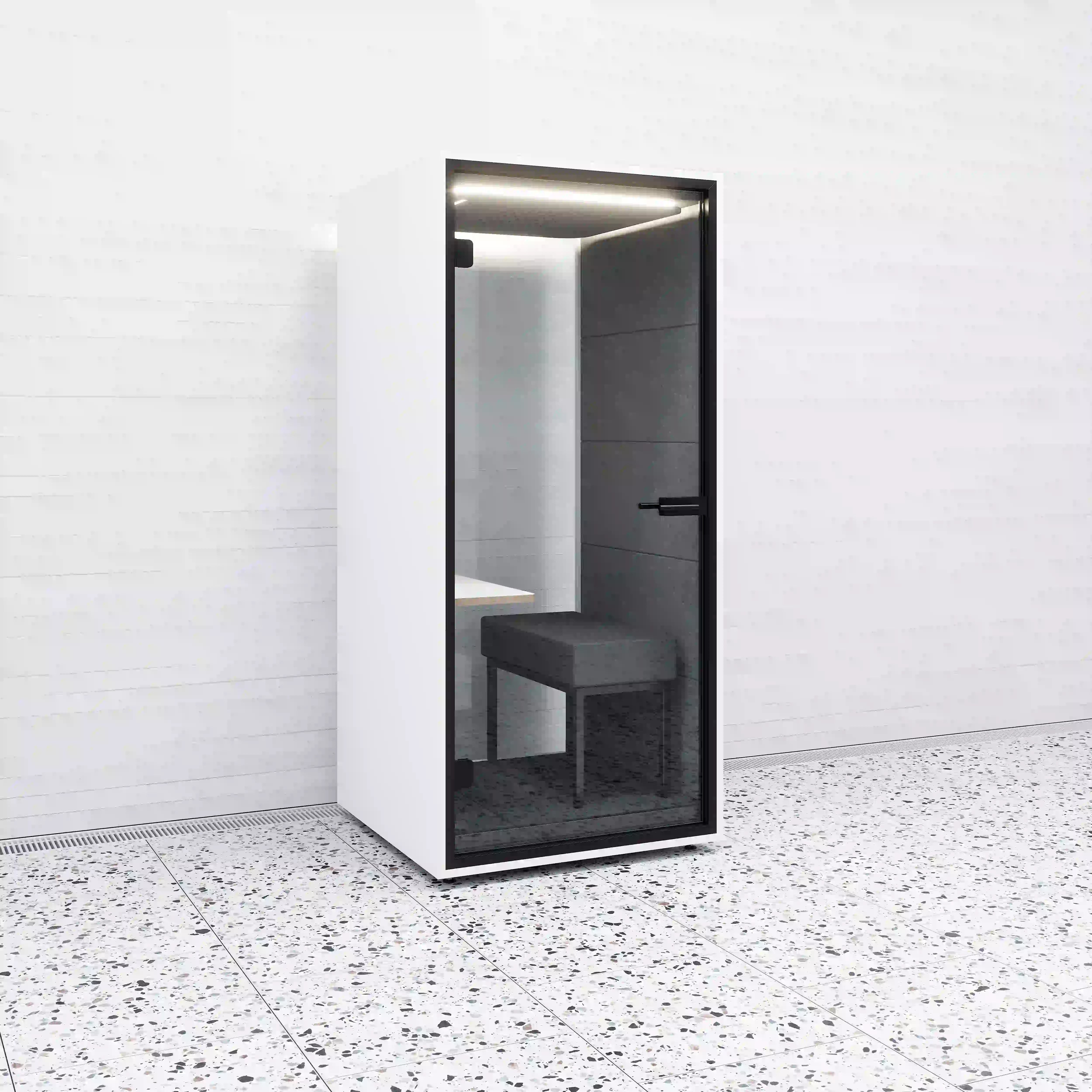 MUTE Booth Flex – Acoustic Pod with Height-Adjustable Table