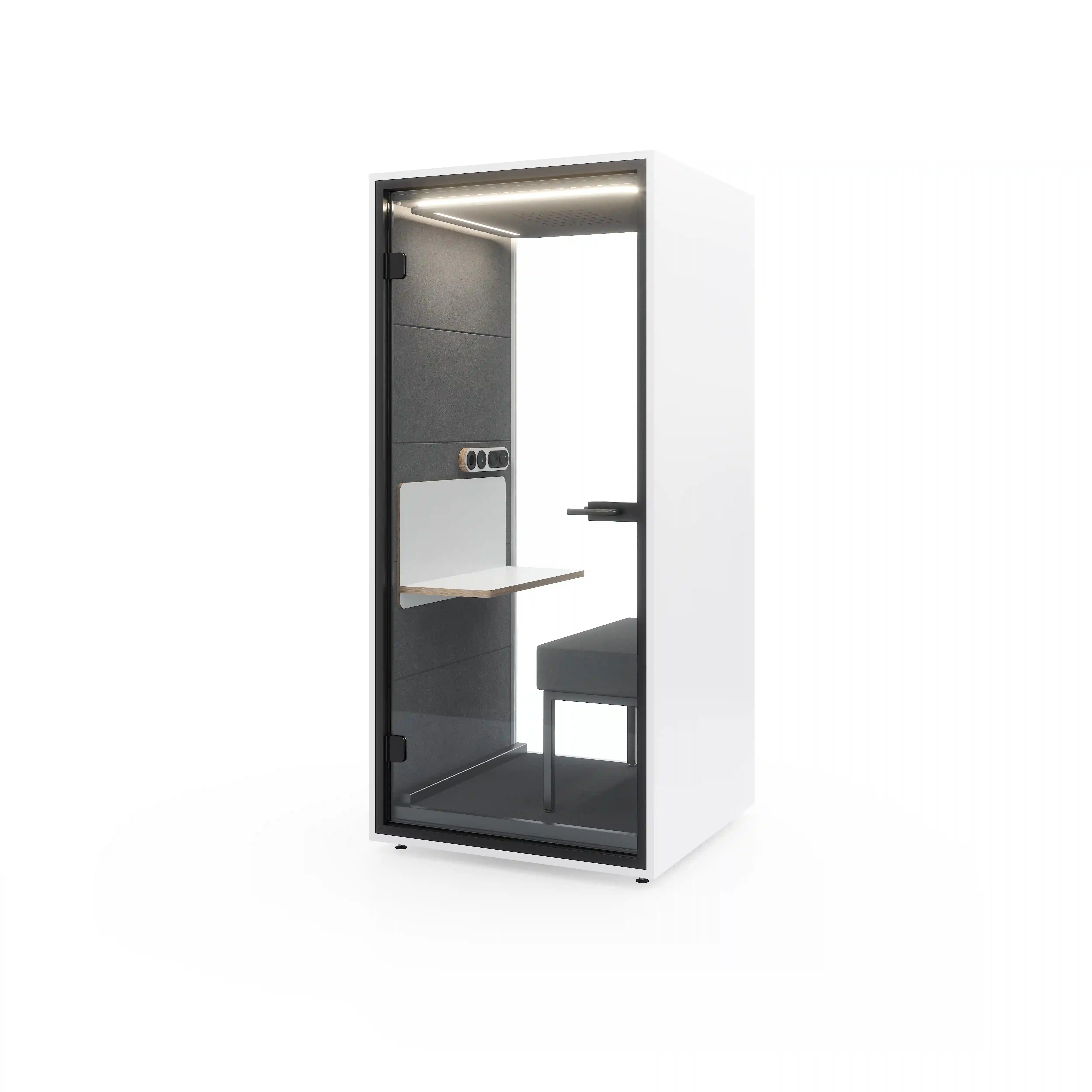 MUTE Booth Flex – Acoustic Booth with Height-Adjustable Table