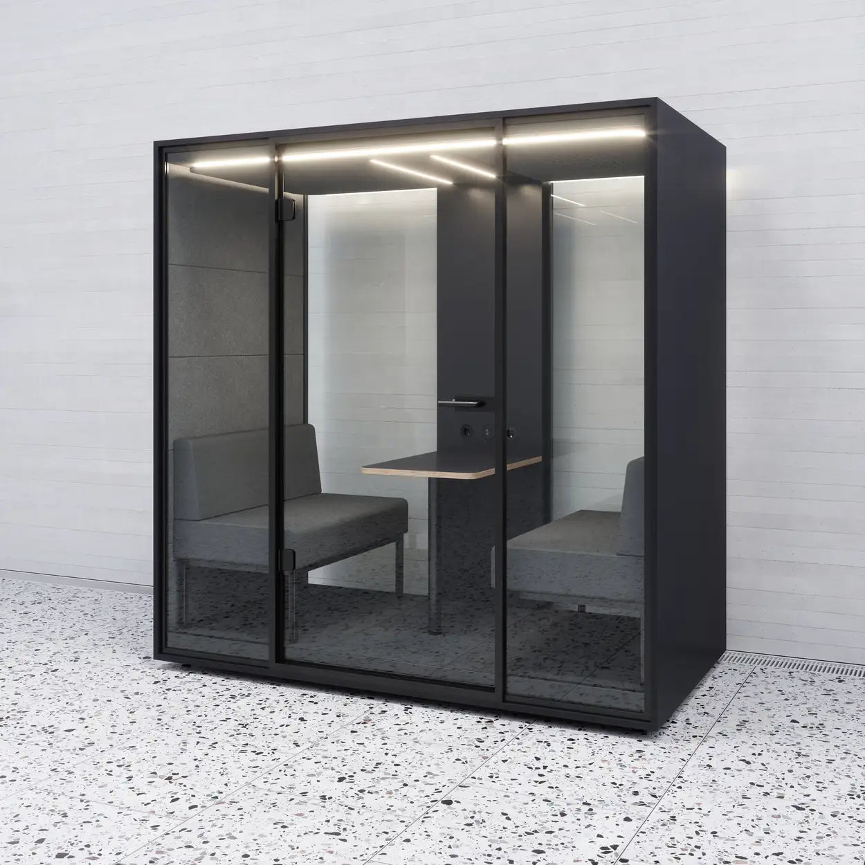 MUTE Booth Meet – 4-Person Soundproof Meeting Pod