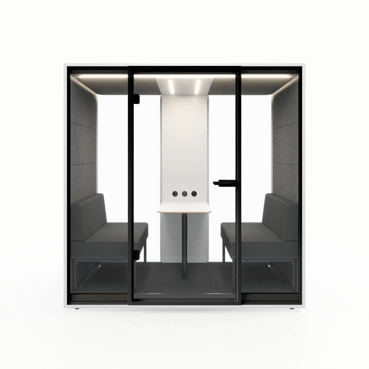 MUTE Booth Meet – 4-Person Soundproof Meeting Pod