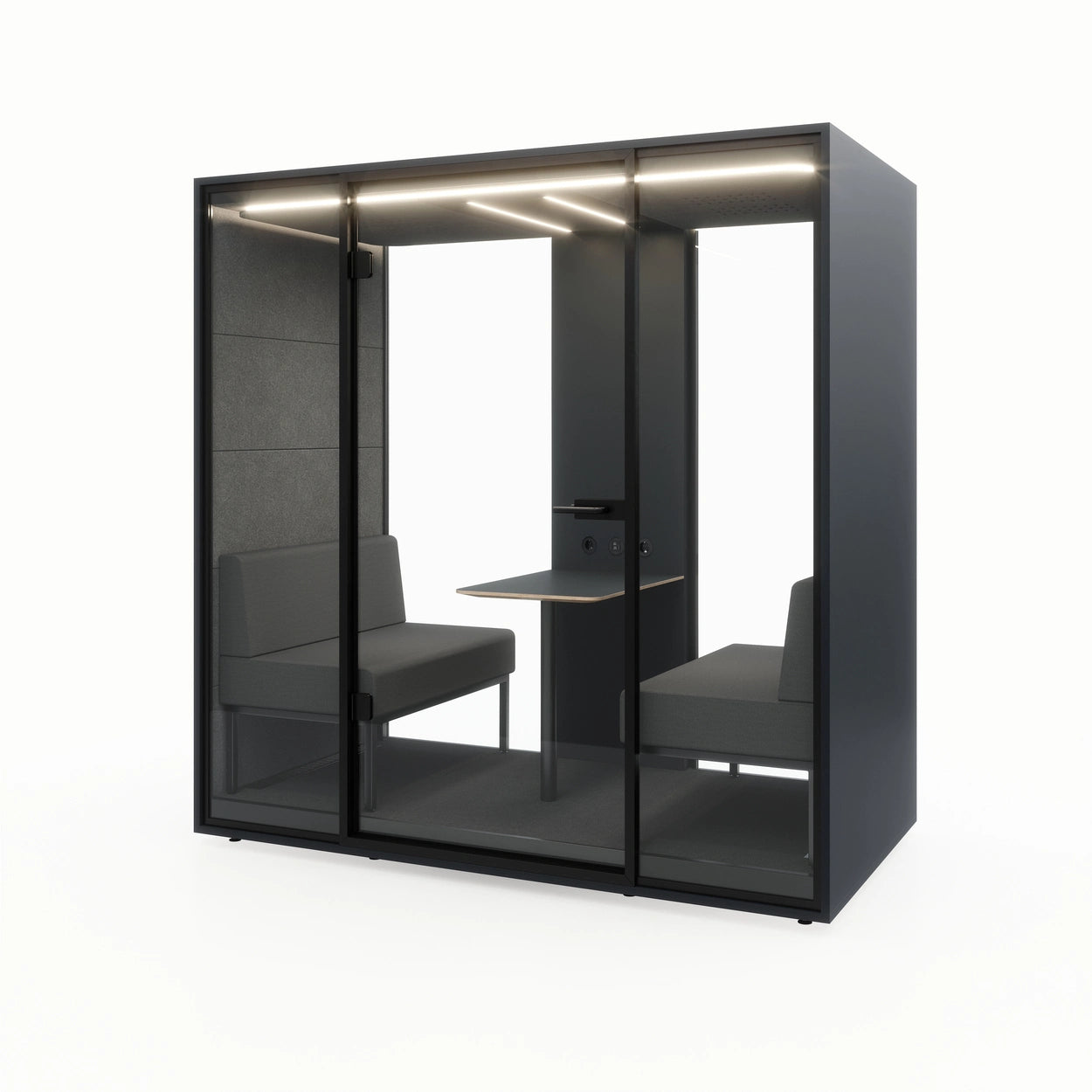 MUTE Booth Meet – 4-Person Soundproof Meeting Pod