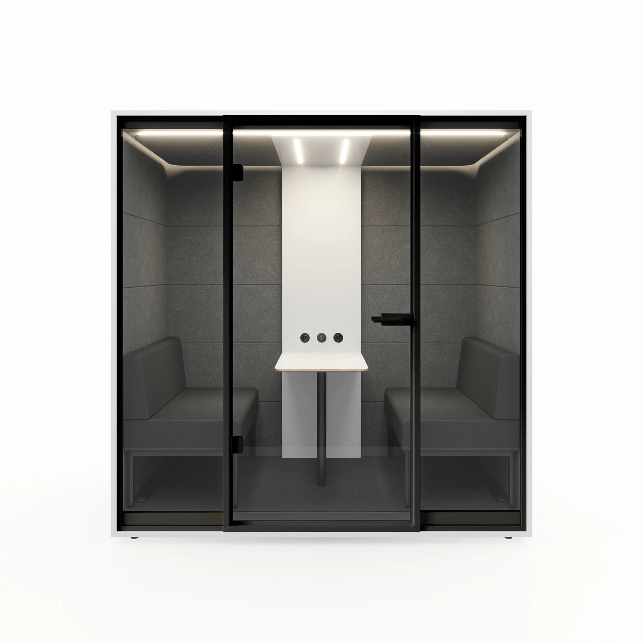 MUTE Booth Meet – 4-Person Soundproof Meeting Pod