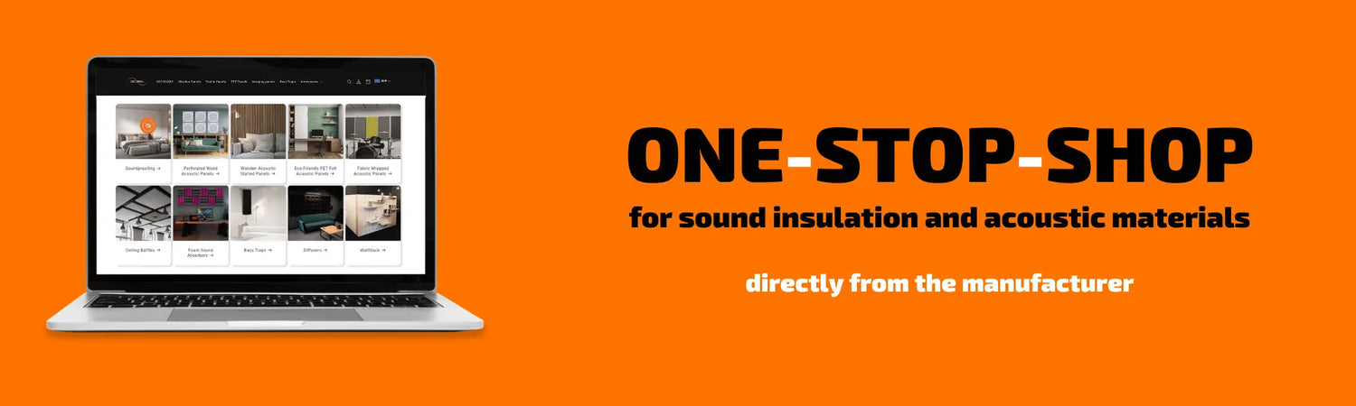 Soundproofing and acoustic online shop DECIBEL