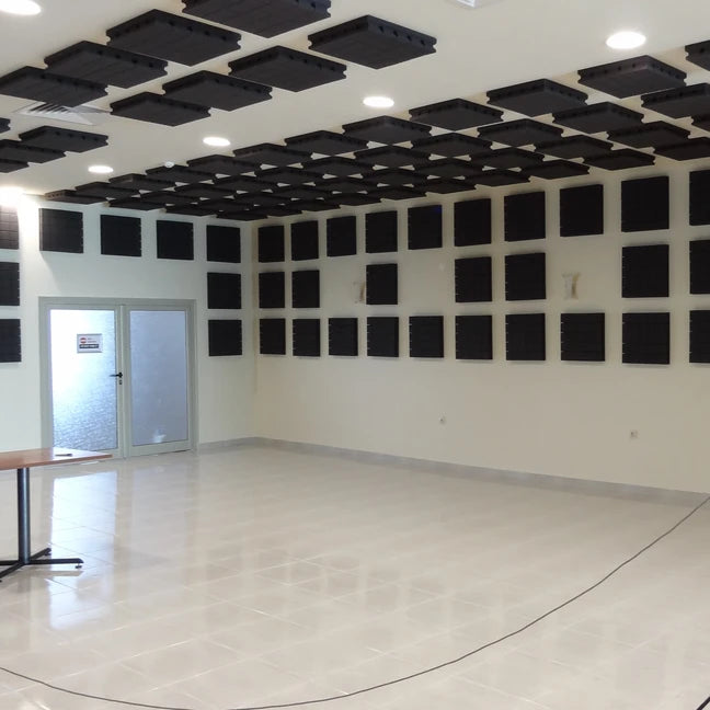 Square Raster Acoustic Panel Sound Absorbing Wall Ceiling DECIBEL