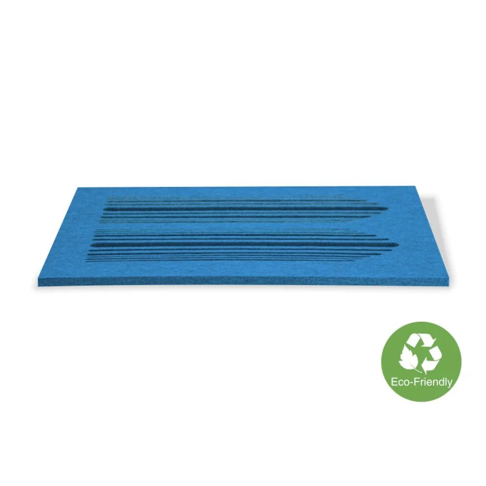  Stripe PET Felt Acoustic Panel eco sound absorbing wall ceiling