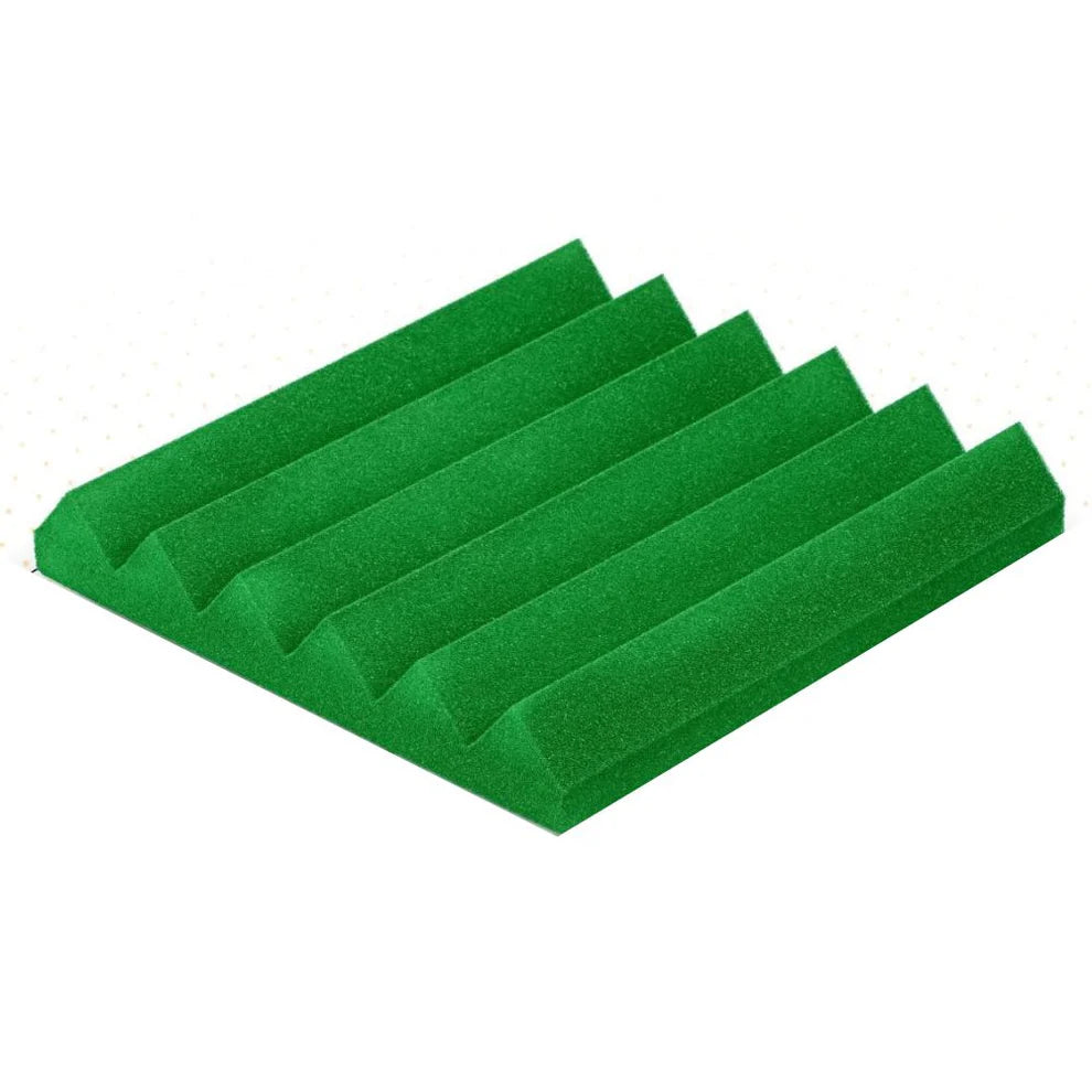 Wedge Foam Acoustic Panel Sound Absorbing Wall Green