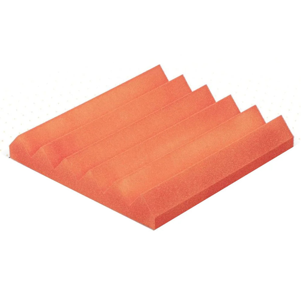 Wedge Foam Acoustic Panel Sound Absorbing Wall Orange