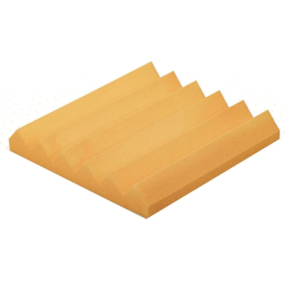 Wedge Foam Acoustic Panel Sound Absorbing Wall Yellow