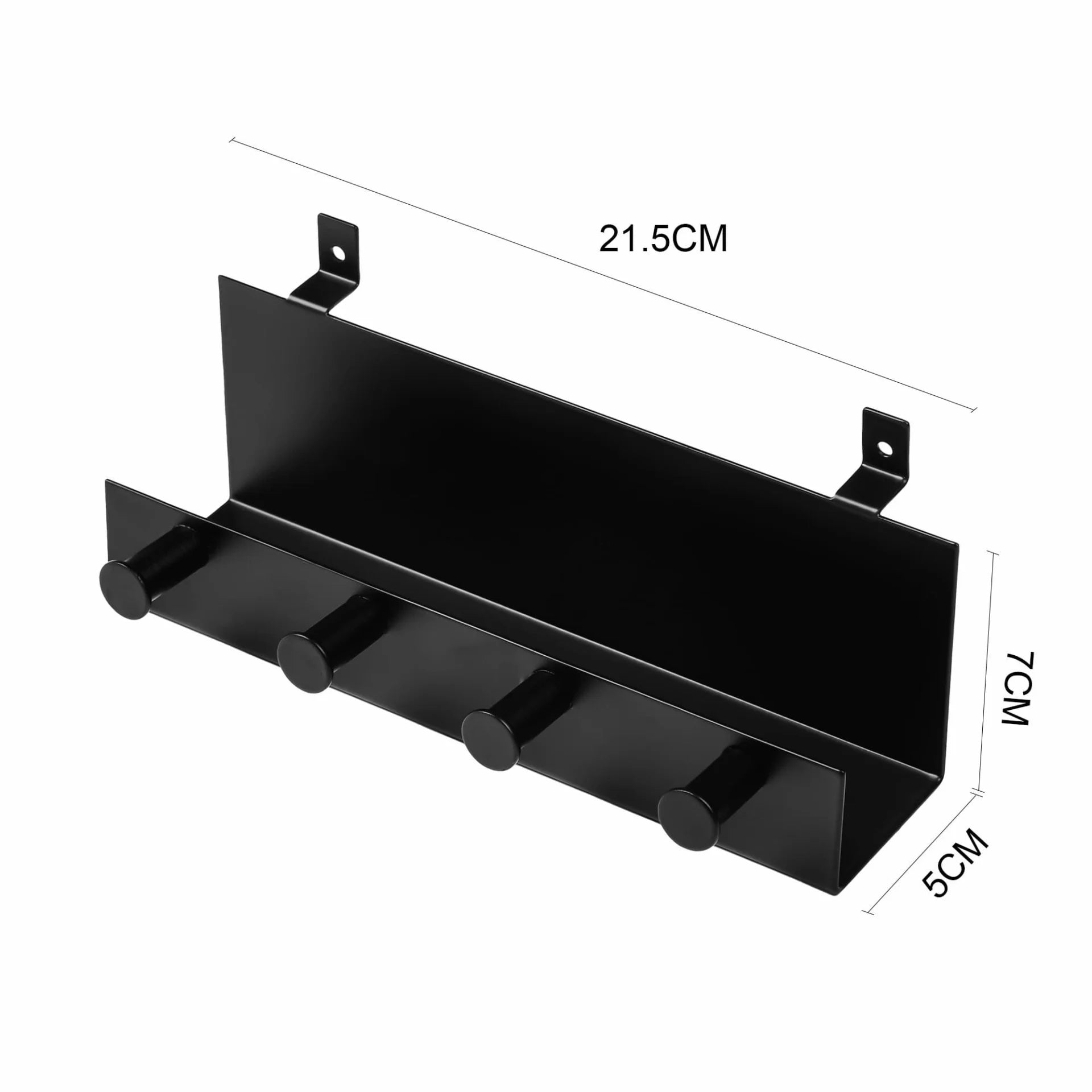 Shelves with hooks for Wood Slat Panels