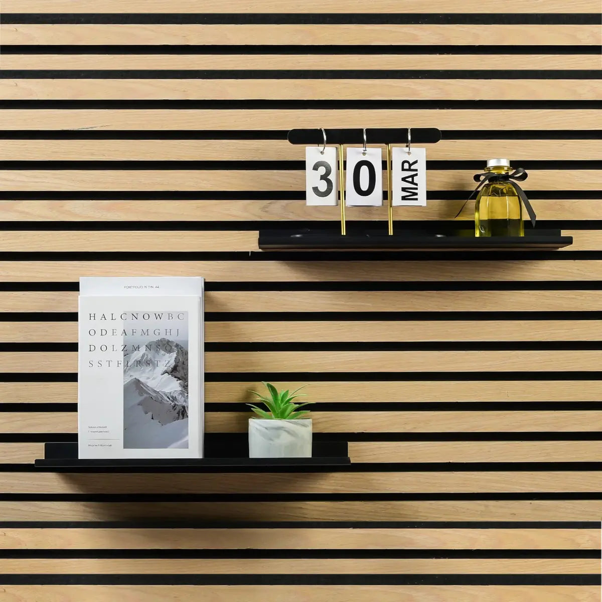 Shelves for Wood Slat Panels