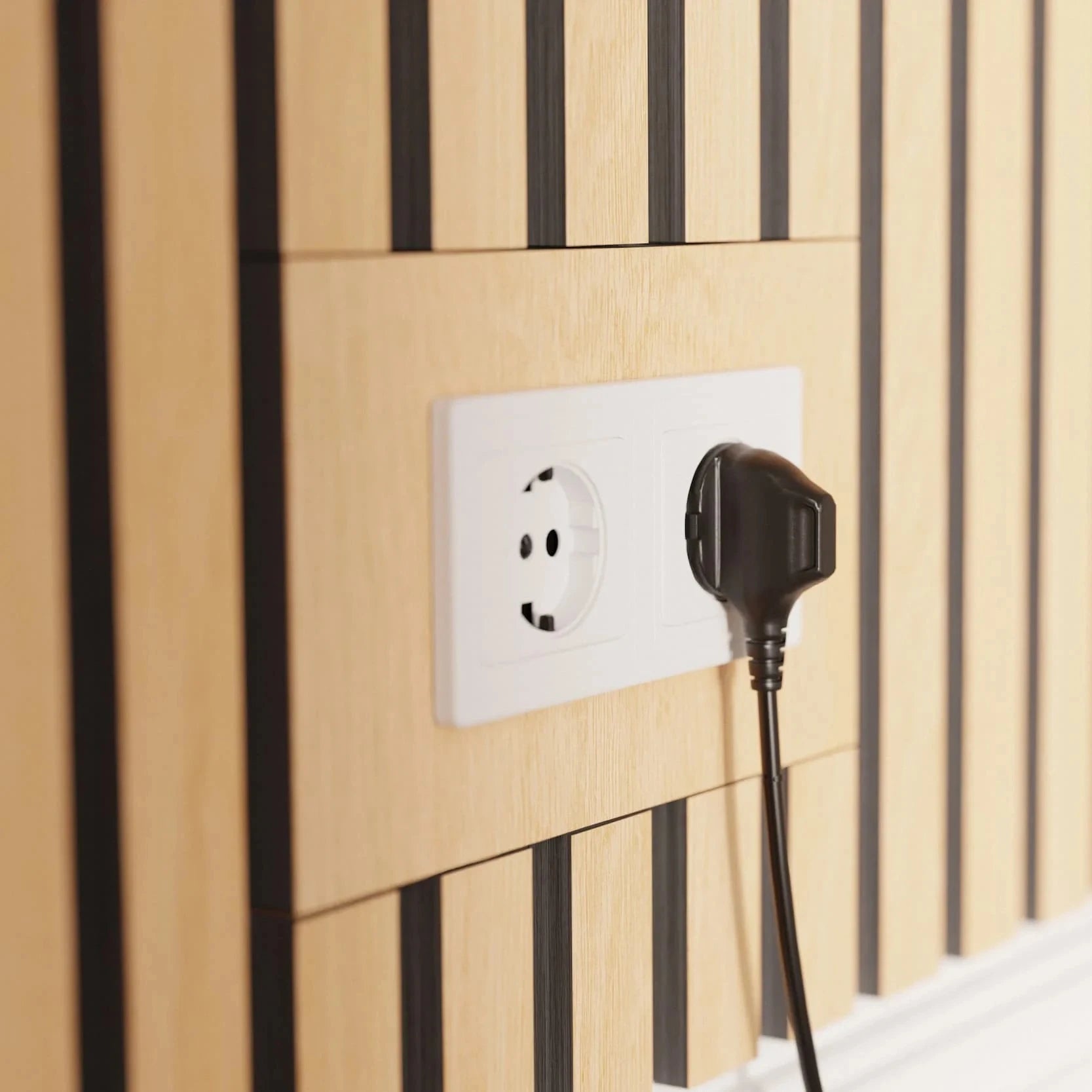 MDF Frames for Power Outlets - Perfect for Wood Slat Panels – DECIBEL shop